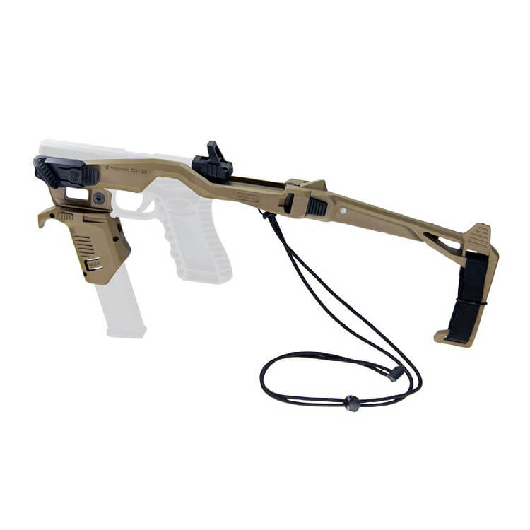 ידית הסתערות ריקאבר – על מערכת הסבה בצבע חום