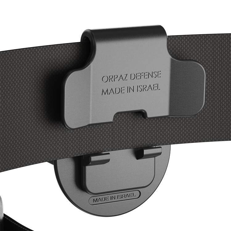 מחזיק אזיקים אורפז – שימוש על החגורה