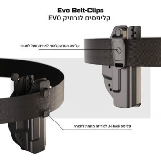 מתאמי חגורות לערכת פרו לאקדחי EVO מתאמי חגורות לערכת פרו לאקדחי EVO