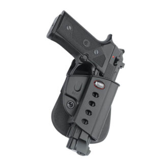 נרתיק לאקדח טאורוס PT92 ולאקדחי ברטה מסדרות Vertec, Elite, 92 ו-96, עם פאדל לנשיאה חיצונית - FOBUS