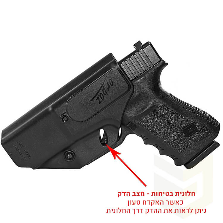 נרתיק לאקדחי גלוק אורפז מסדרת M חלון בטיחות