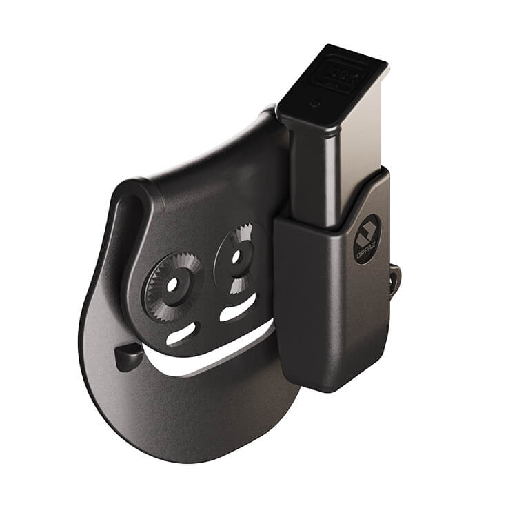 נרתיק מחסניות גלוק עם פאדל לנשיאה על החגורה