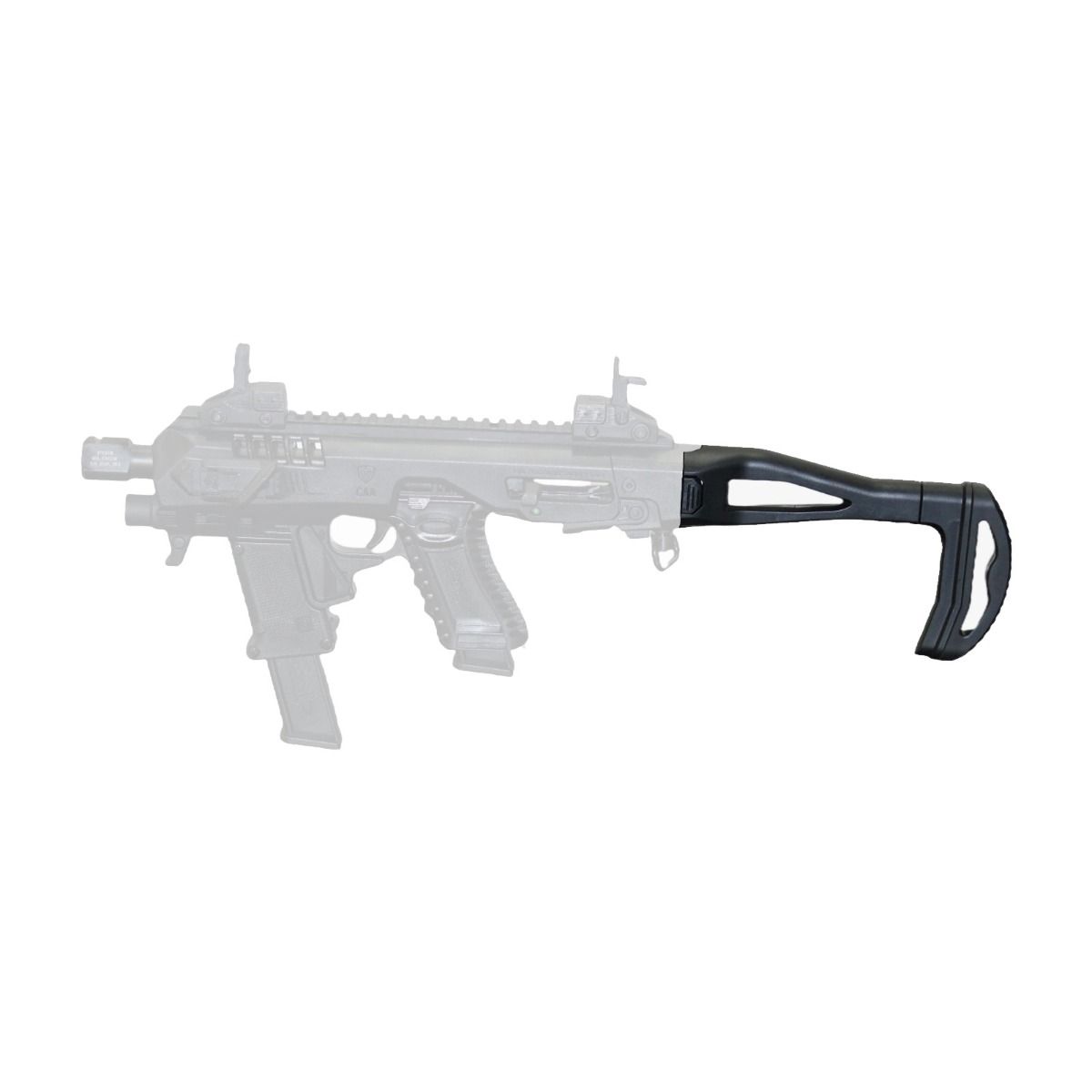 קת דינאמית גמישה ומתקפלת סוואט של מיקרו רוני – שחור