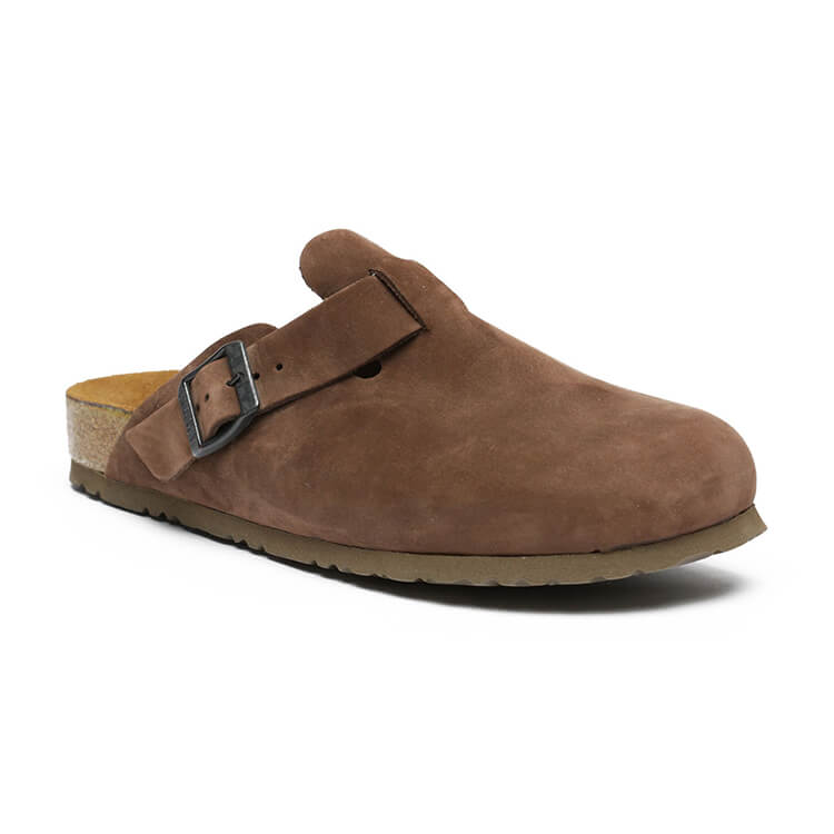 כפכפים לגבר – דגם אביב של טבע נאות – חום אלון