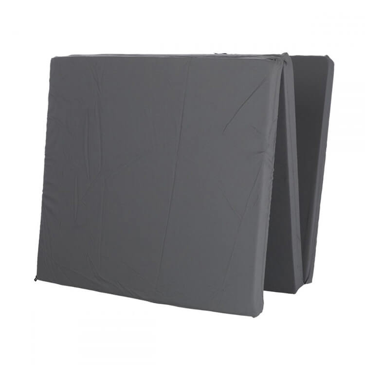 מזרן מתקפל לטיולים – מתקפל ל-3 של חגור, אפור