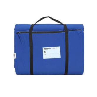 מזרן מתגלגל לקמפינג – חגור – בצבע כחול מזרן מתגלגל לקמפינג – חגור – בצבע כחול