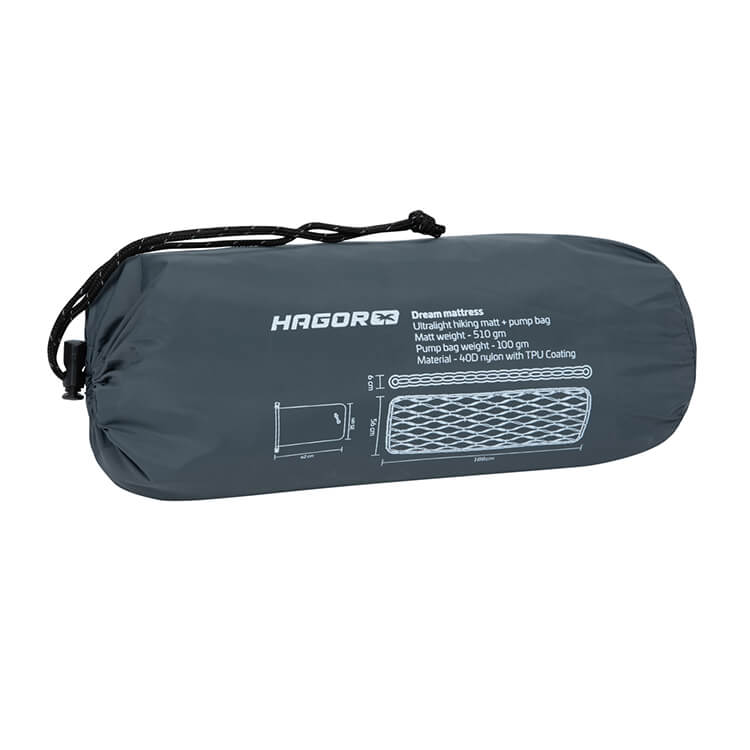 מזרן קמפינג מתנפח – חגור – תיק אחסון