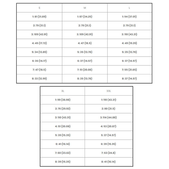 מכנסי מדי ב’ לקניה אונליין – טבלת מידות