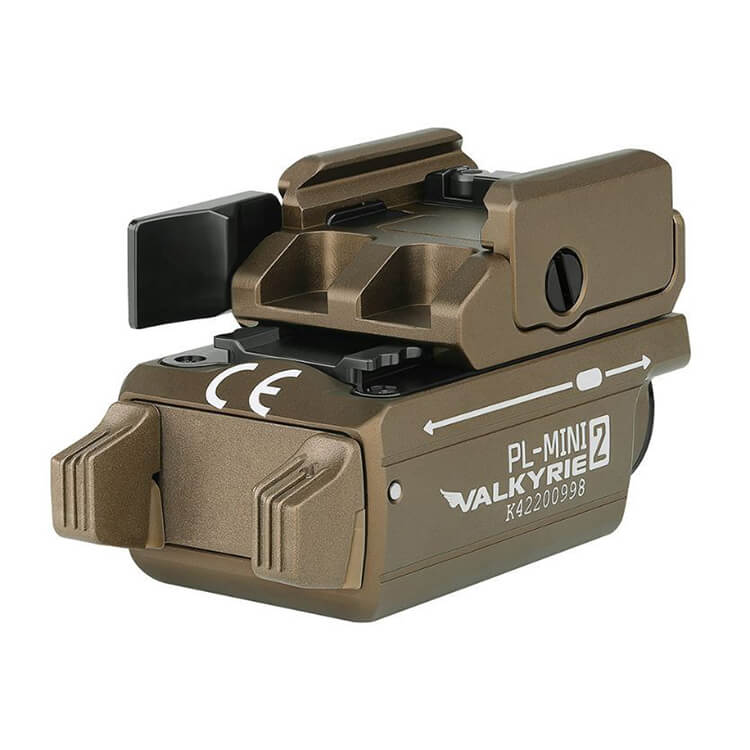 פנס טקטי קטן PL-MINI 2 Valkyrie – חום מאחור