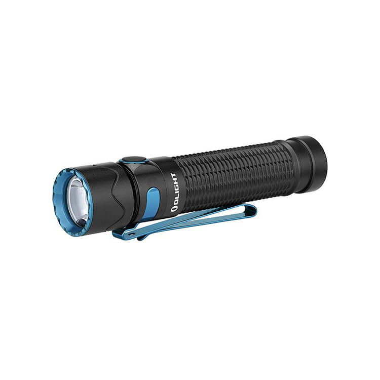 פנס יד טקטי WARRIOR MINI 2 עם סוללה נטענת, 1750 לומנס – OLIGHT – קליפס