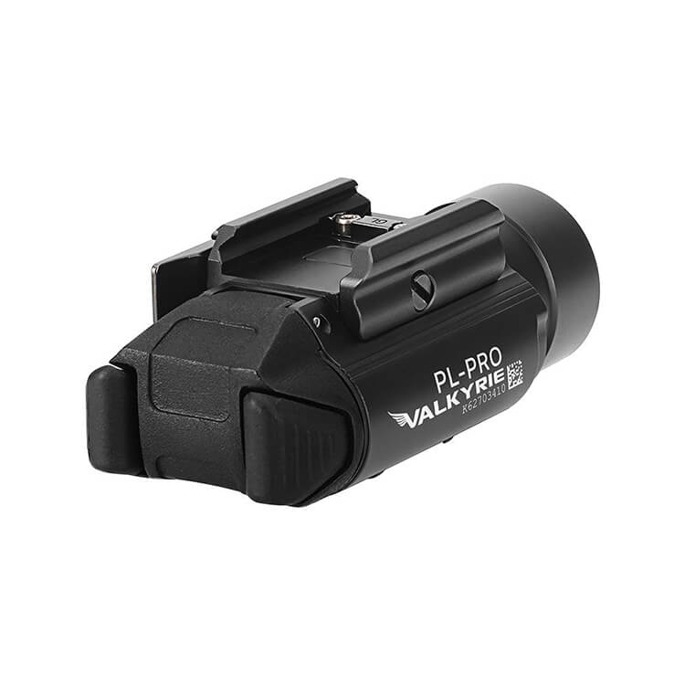 פנס לאקדח גלוק ולמסילות פיקטיני, 1500 לומנס, דגם PL-PRO של אולייט- שחור – מנגנון נעילה