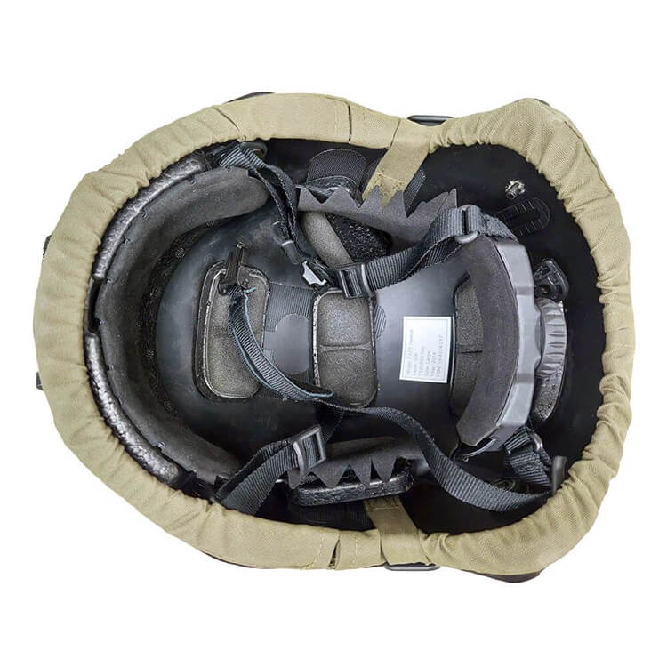 קסדה טקטית ללוחם Masada Armour Fast A3 מבפנים