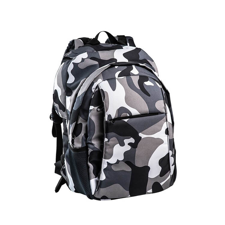 תיק גב חסין ירי של מצדה צבעי הסוואה לבן שחור אפור