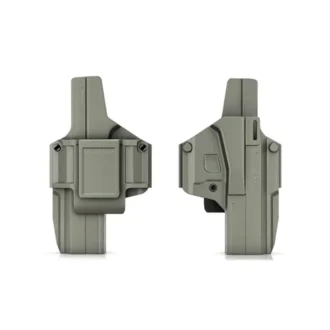 MORF 3X נרתיק אקדח חיצוני ופנימי, ליד ימין ויד שמאל של IMI IMI-Z8017 ירוק MORF 3X נרתיק אקדח חיצוני ופנימי, ליד ימין ויד שמאל של IMI IMI-Z8017 ירוק