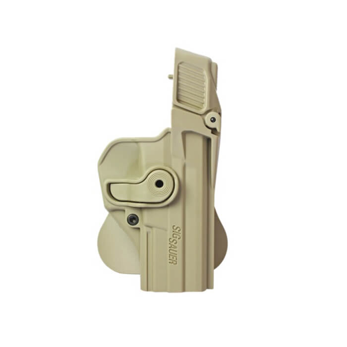 נרתיק Level 3 לזיג זאוור P2022, SP2009, P226, P227 עם מנגנון אבטחה כפול, ליד ימין – IMI-Z1390 חאקי