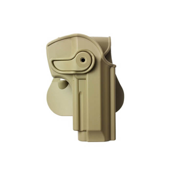 נרתיק חיצוני לאקדחי טאורוס PT92, PT99, PT100, PT101 עם מנגנון אבטחה Level 2 – חאקי