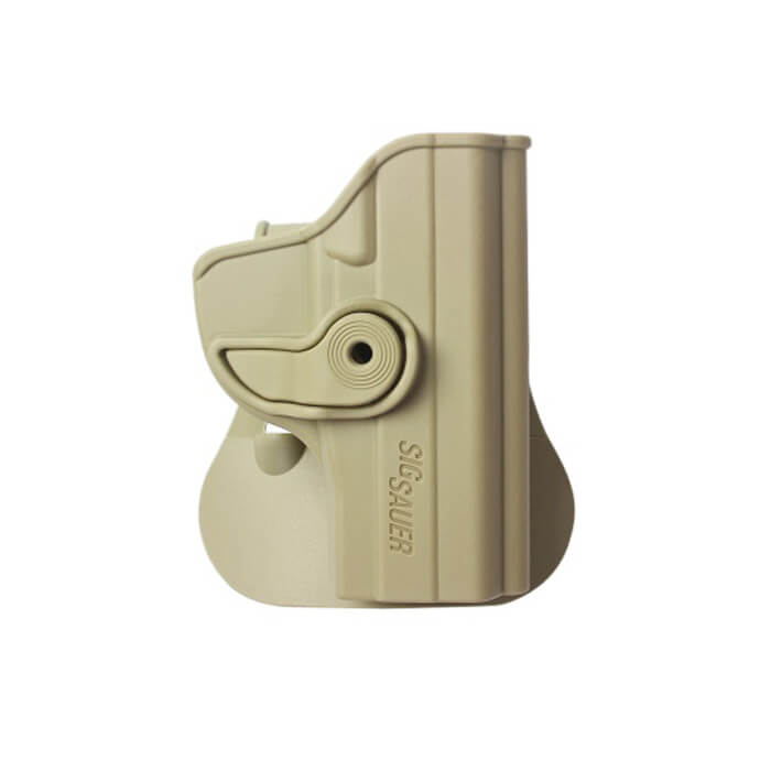 נרתיק לזיג זאוור P239 עם מנגנון אבטחה בלחיצה Level 2 IMI-Z1310 חאקי