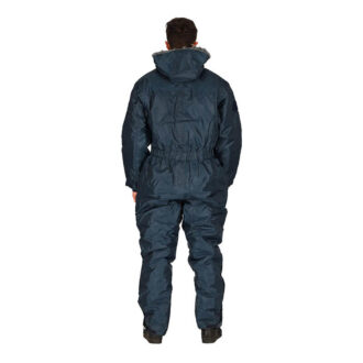 חרמונית מחממת לחורף בצבע כחול – חגור פיק – מאחור חרמונית מחממת לחורף בצבע כחול – חגור פיק – מאחור