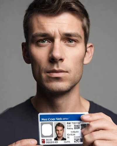 צילום רשיון נשק בפנים גלויות - תמונה להמחשה