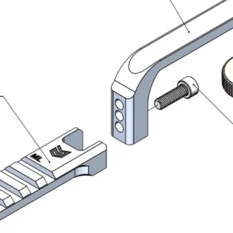 חריצים לכוונון גובה מסילת קאמל חריצים לכוונון גובה מסילת קאמל