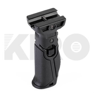 ידית אחיזה קומפקטית של KIRO עם חיבור פיקטיני - שחור