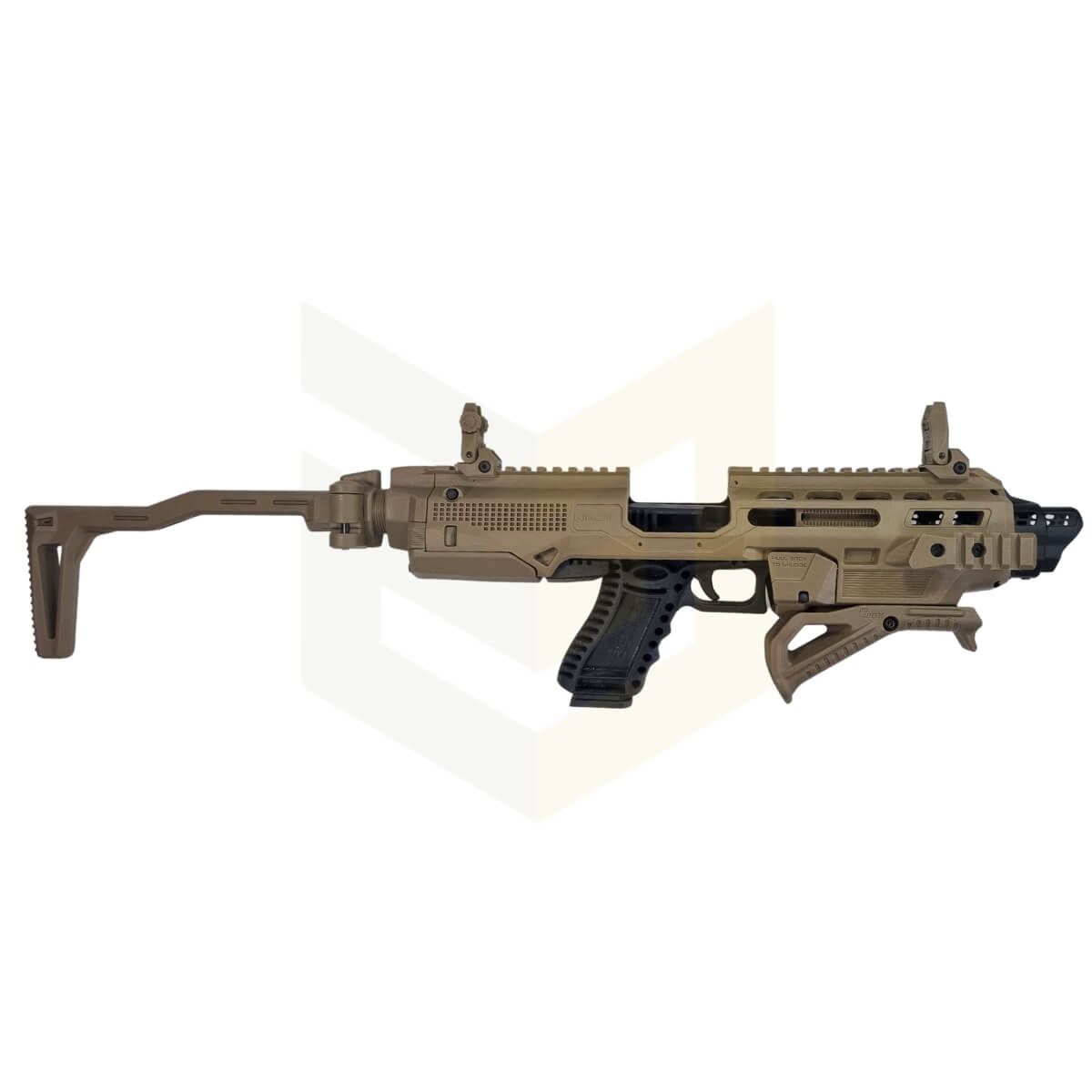 ערכת הסבה כידון בצבע דזרט מדברי עם קת מתקפלת