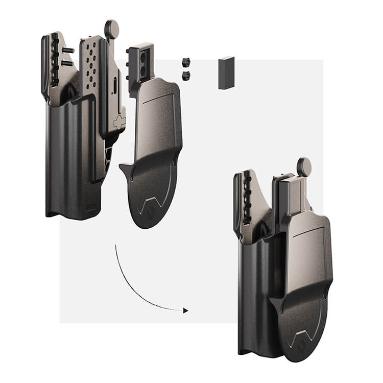 פאדל לנרתיקי EVO לנשיאה פנימית או חיצונית – ORPAZ