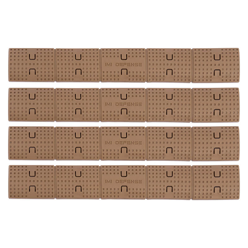 כיסויים למסילות פיקטיני באורך קרבין – ניתנים לקיצור – IMI Defense חאקי