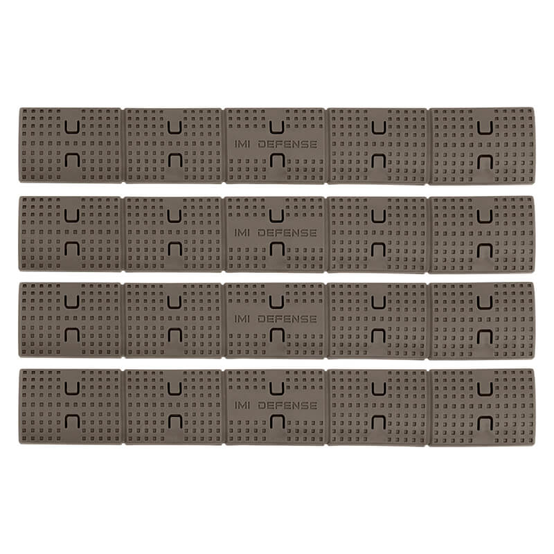 כיסויים למסילות פיקטיני באורך קרבין – ניתנים לקיצור – IMI Defense ירוק