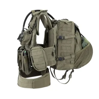 מערכת לוחם צה״לית הכוללת אפוד, תיק, פאוצ׳ים וחגורה של חגור מערכת לוחם צה״לית הכוללת אפוד, תיק, פאוצ׳ים וחגורה של חגור