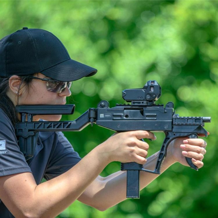 מפרולייט M22 – כוונת השלכה – מותקנת על רובה