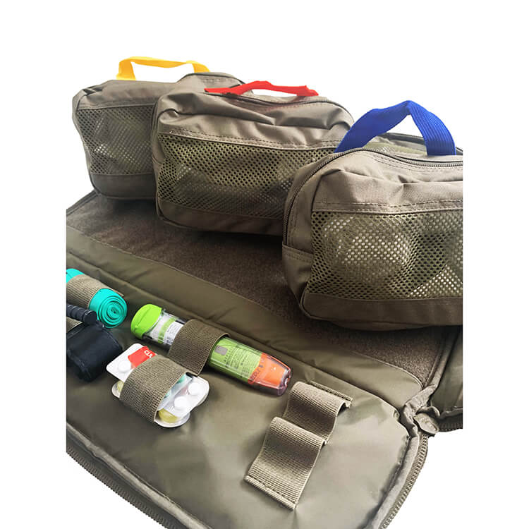 תיק רפואה טקטי לרפואת חירום ושטח – MediTactic פנים התיק