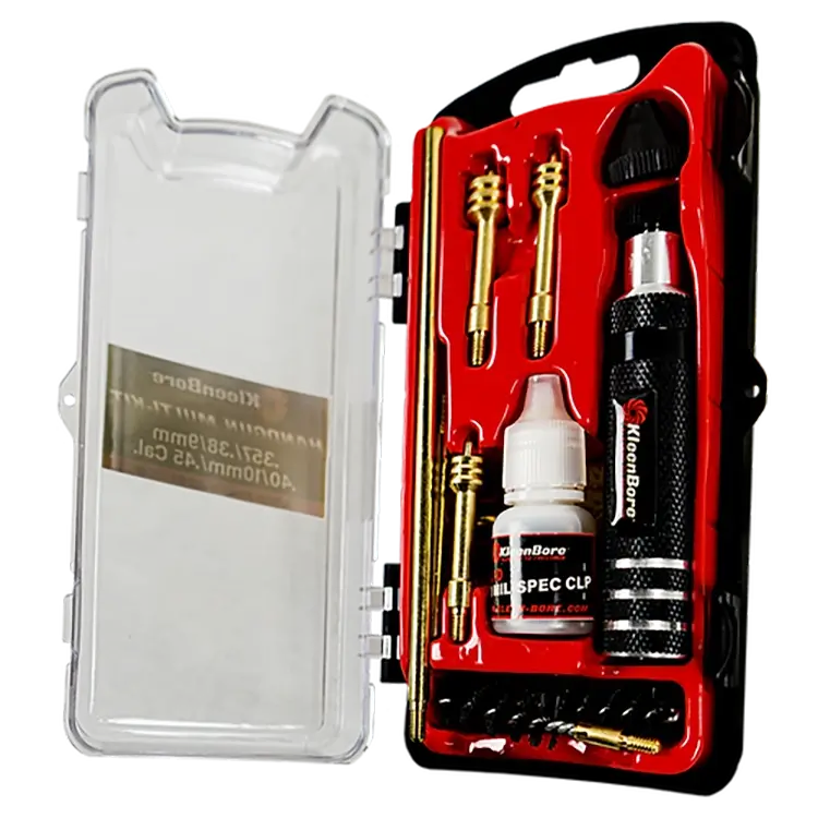 ערכה לניקוי אקדחים פתוחה