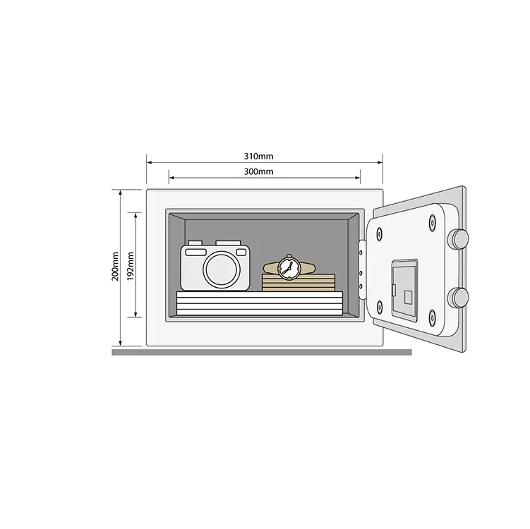 שרטוט כספת ביתית