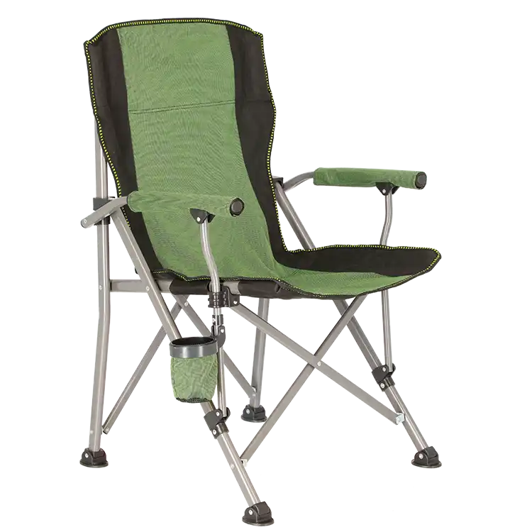 כיסא קמפינג מתקפלצד שני ירוק