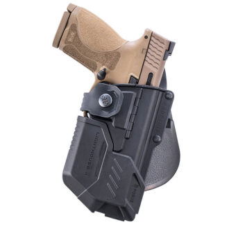 נרתיק לאקדחים עם ציין לייזר או פנס, בעל חיתוך המתאים לאקדח עם כוונת – Fobus RBT19 לאקדחי M&P נרתיק לאקדחים עם ציין לייזר או פנס, בעל חיתוך המתאים לאקדח עם כוונת – Fobus RBT19 לאקדחי M&P