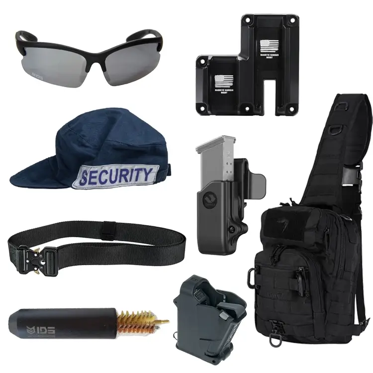 ערכה ליורה – באנדל אביזרים ליורה באקדח – כובע, מגלולה, משקפי ירי, ערכת ניקוי ועוד