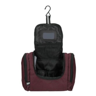 _תיק רחצה גדול בורדו פתוח _תיק רחצה גדול בורדו פתוח