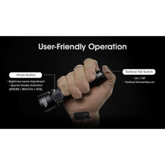 פנס יד חזק נטען, 3300 לומן, למרחק 705 מטר – Nitecore פנס יד חזק נטען, 3300 לומן, למרחק 705 מטר – Nitecore