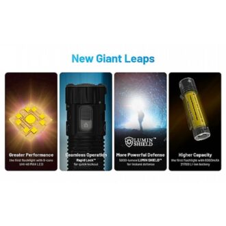 פנס חזק המאיר למרחקים, 5000 לומן, למרחק 550 מ’ – Nitecore פנס חזק המאיר למרחקים, 5000 לומן, למרחק 550 מ’ – Nitecore