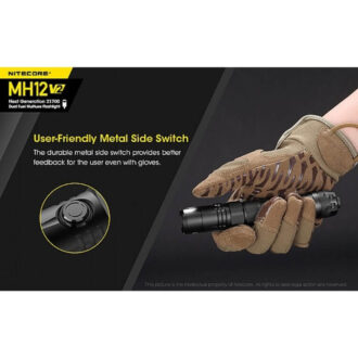 פנס טקטי נטען 1200 לומן, עד 1500 שעות עבודה – Nitecore פנס טקטי נטען 1200 לומן, עד 1500 שעות עבודה – Nitecore