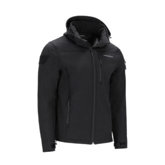 מעיל סופטשל עם פרווה לגברים, דגם Cliff – חגור מעיל סופטשל עם פרווה לגברים, דגם Cliff – חגור