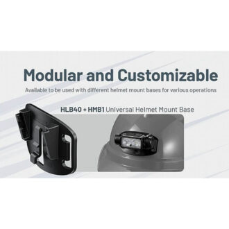 מתאם לפנס לקסדת בטיחות לפנסים NU40 ו-NU43 של Nitecore מתאם לפנס לקסדת בטיחות לפנסים NU40 ו-NU43 של Nitecore