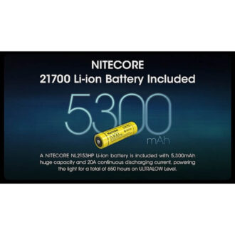 פנס יד נטען, 3300 לומן למרחק 505 מטרים – Nitecore פנס יד נטען, 3300 לומן למרחק 505 מטרים – Nitecore