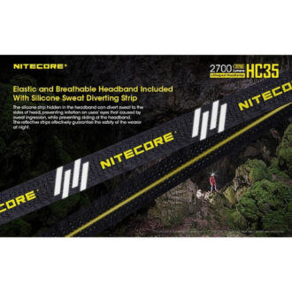 פנס ראש נטען / פנס יד, 2700 לומן, למרחק 134 מטר, 1200 שעות עבודה – Nitecore פנס ראש נטען / פנס יד, 2700 לומן, למרחק 134 מטר, 1200 שעות עבודה – Nitecore