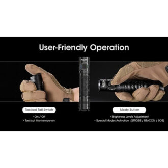 פנס יד נטען, 3300 לומן למרחק 505 מטרים – Nitecore פנס יד נטען, 3300 לומן למרחק 505 מטרים – Nitecore