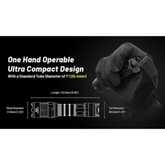 פנס יד טקטי לשוטרים, 3000 לומן, למרחק 470 מטר – Nitecore פנס יד טקטי לשוטרים, 3000 לומן, למרחק 470 מטר – Nitecore