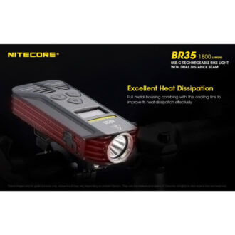 פנס אופניים נטען 1800 לומן – Nitecore פנס אופניים נטען 1800 לומן – Nitecore