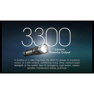 פנס יד נטען, 3300 לומן למרחק 505 מטרים – Nitecore פנס יד נטען, 3300 לומן למרחק 505 מטרים – Nitecore