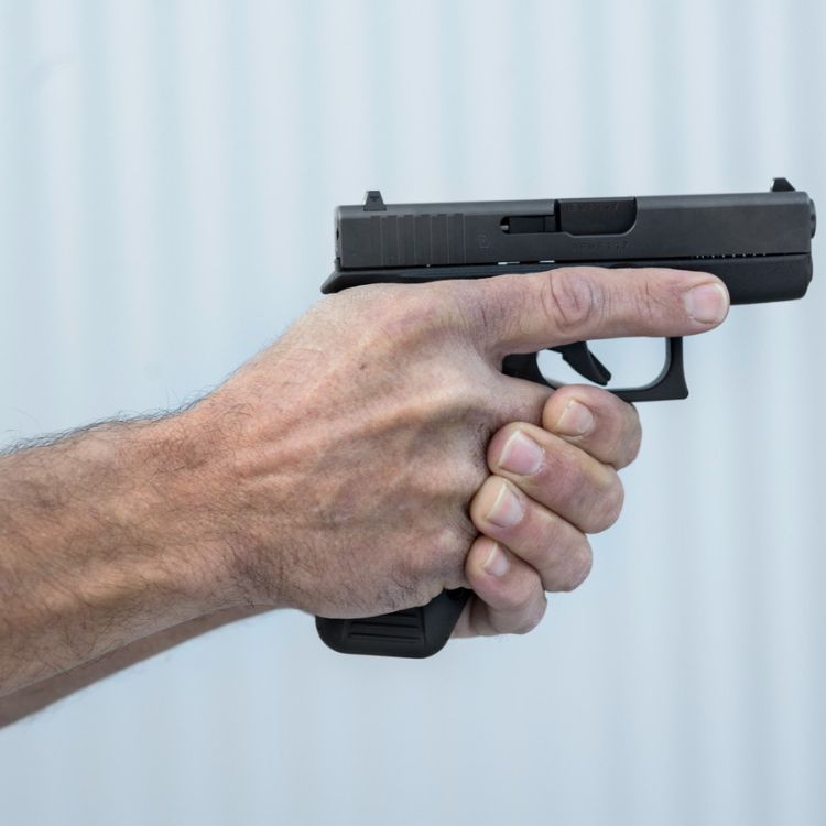 עקב מחסנית לגלוק 4243 מוחזק